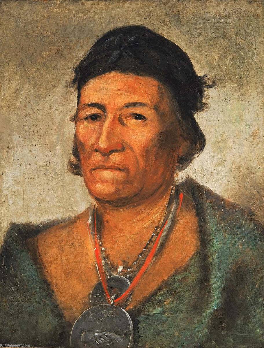 Ko Mán I Kin, Big Wave, Ein Alter Und Angesehener Häuptling — George Catlin