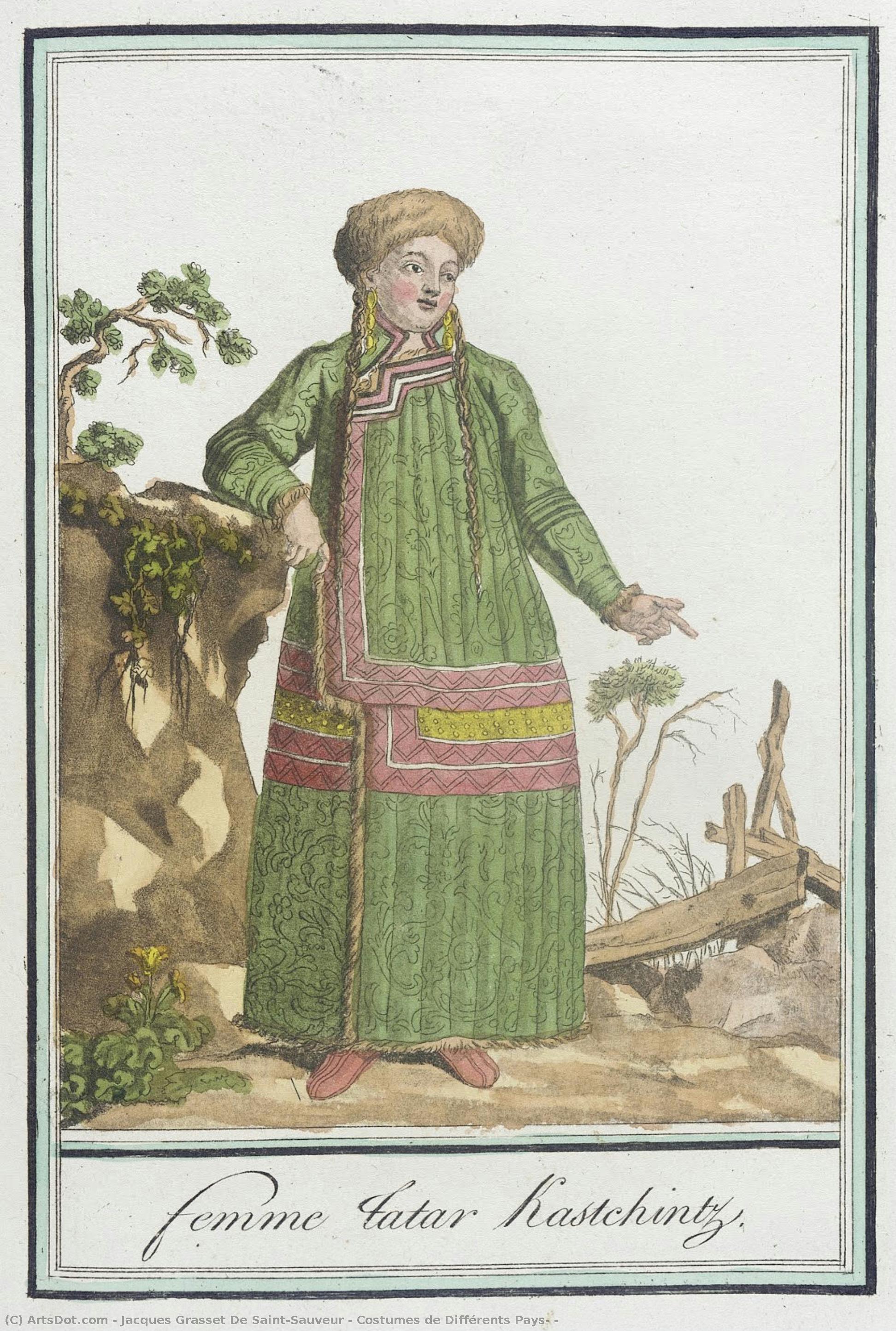 Costumes De Différents Pays, — Jacques Grasset De Saint-sauveur