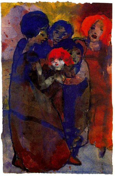 Group With Children — Emile Nolde