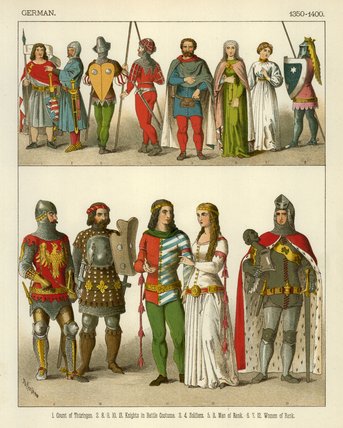 German Costume - (9) — Albert Kretschmer