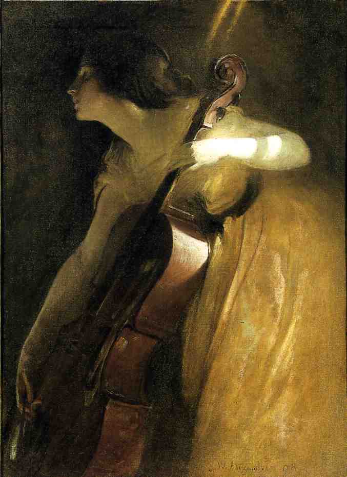 A Ray Of Sunlight (also Known As The Cellist) — John White Alexander