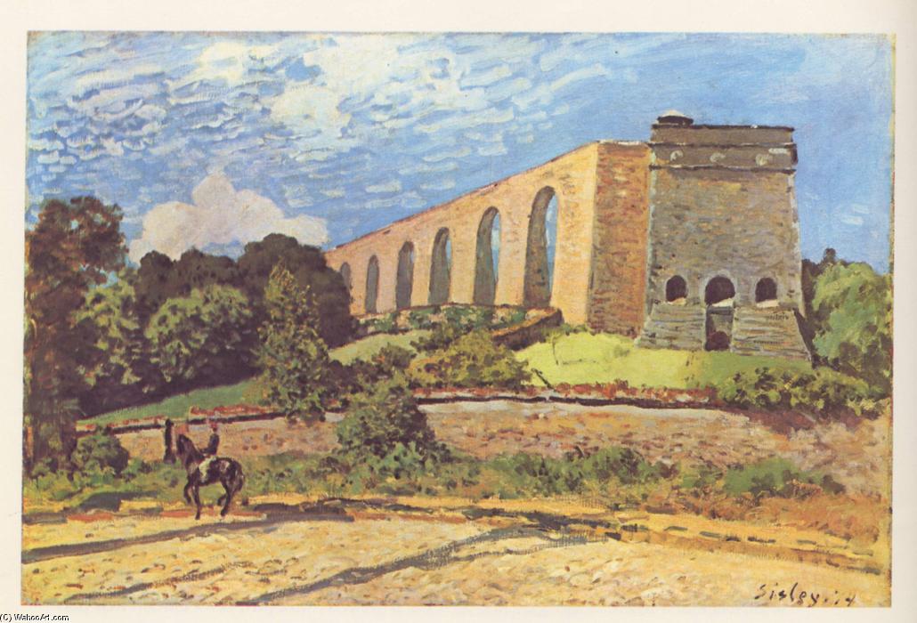 The Aqueduct At Marly — Alfred Sisley