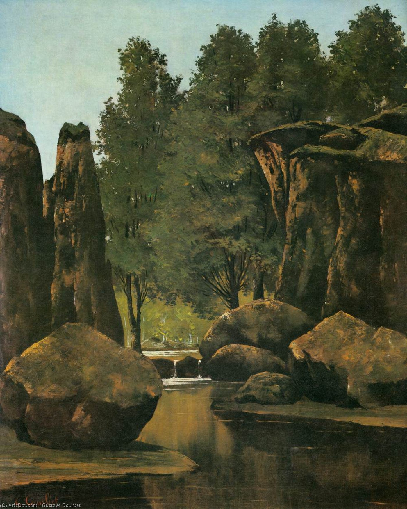 Paisaje — Gustave Courbet