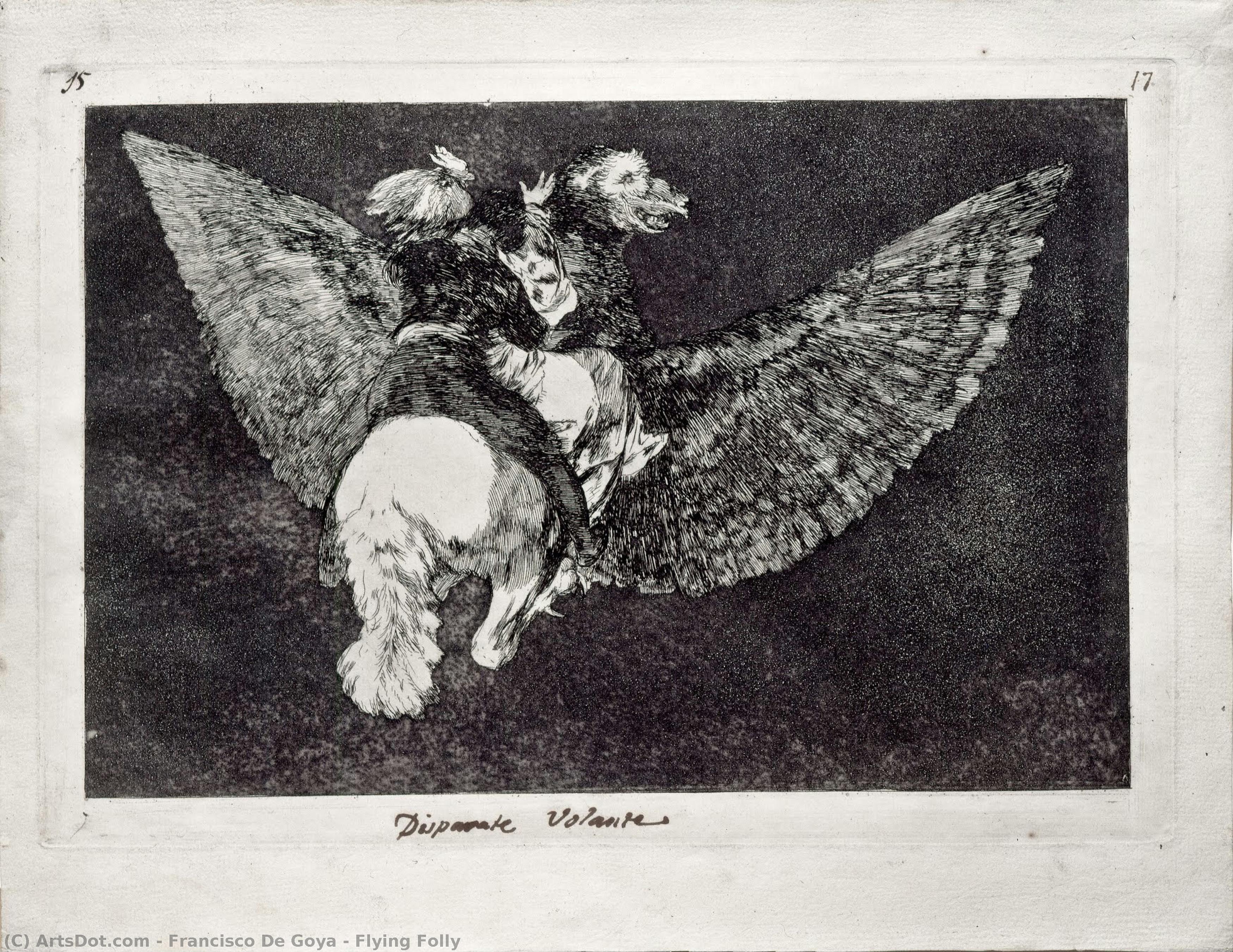 Flying Folly — Francisco José De Goya Y Lucientes