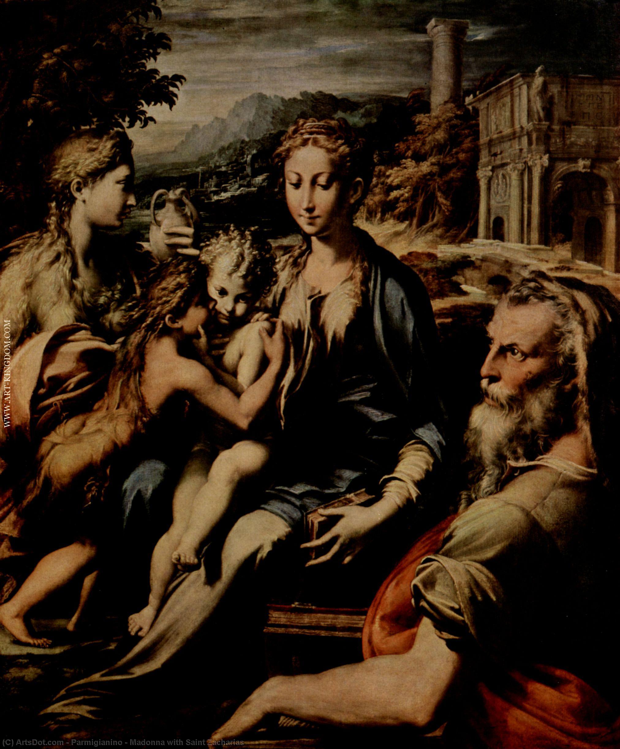 Madonna With Saint Zacharias — Parmigianino