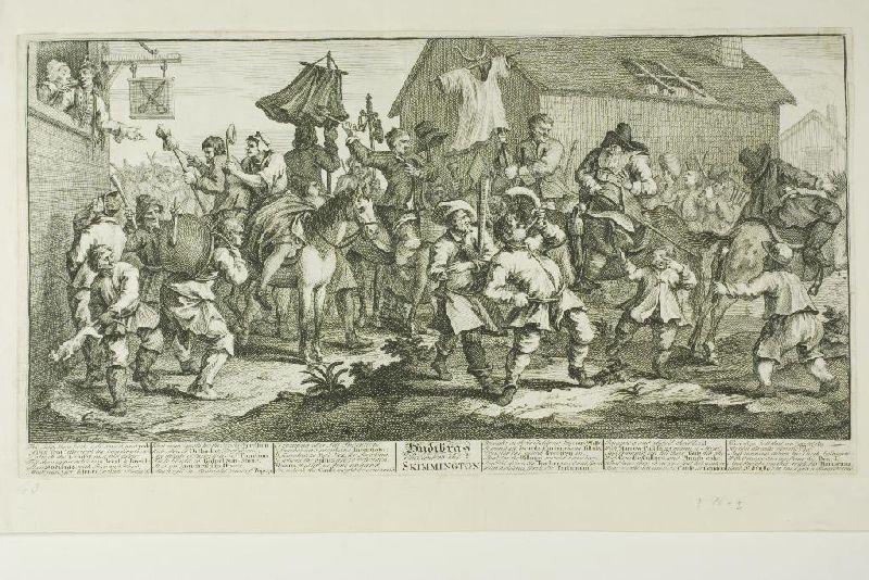 Hudibras And The Skimmington, Plate Seven From Hudibras — William Hogarth