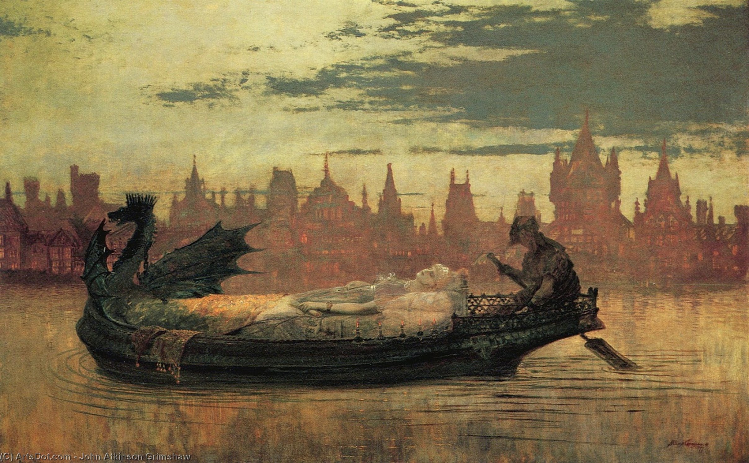 Elaine1 Amk — John Atkinson Grimshaw