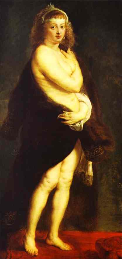 The Fur Cloak (helene Fourment) — Peter Paul Rubens