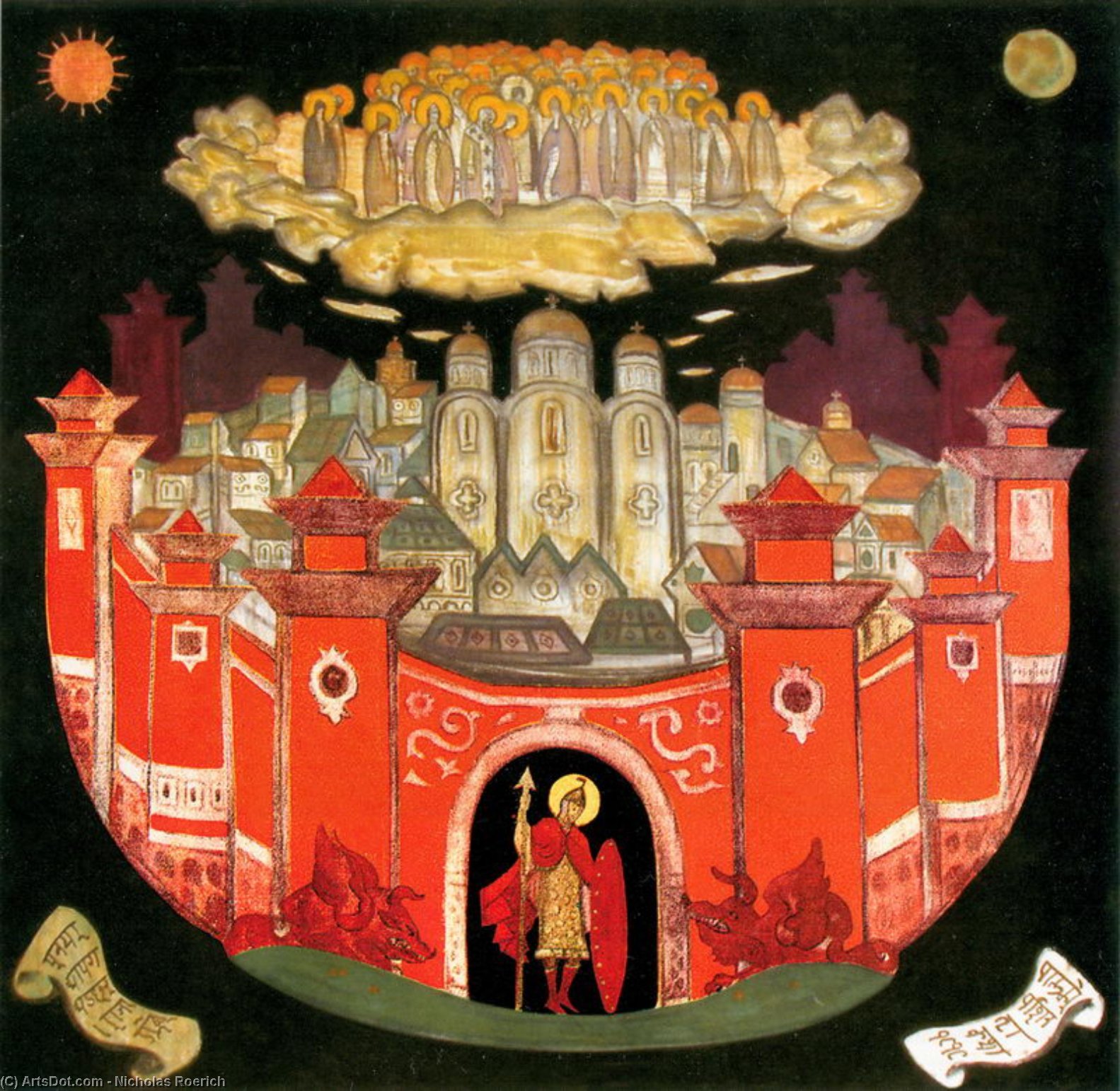 The Saints Have Gone - Leave Gleb As Keeper — Nicholas Roerich