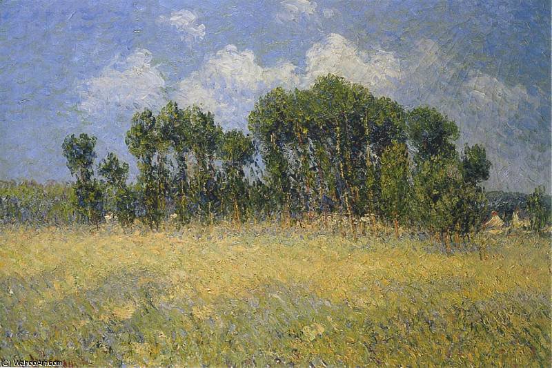 Landscape With Poplars — Gustave Loiseau