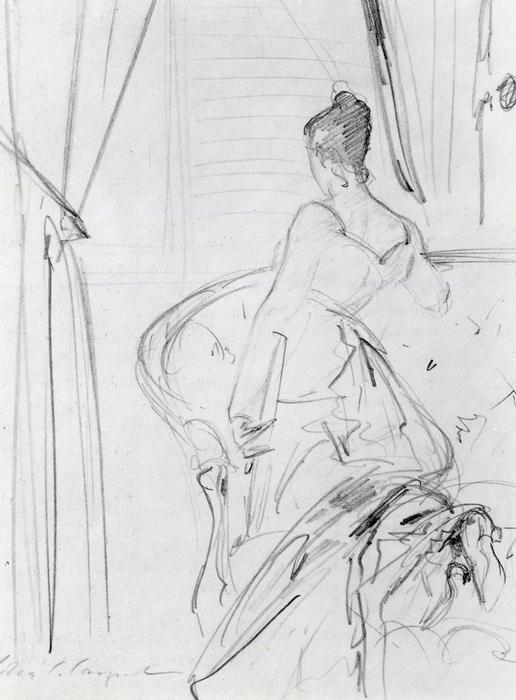 Study For Madame X — John Singer Sargent