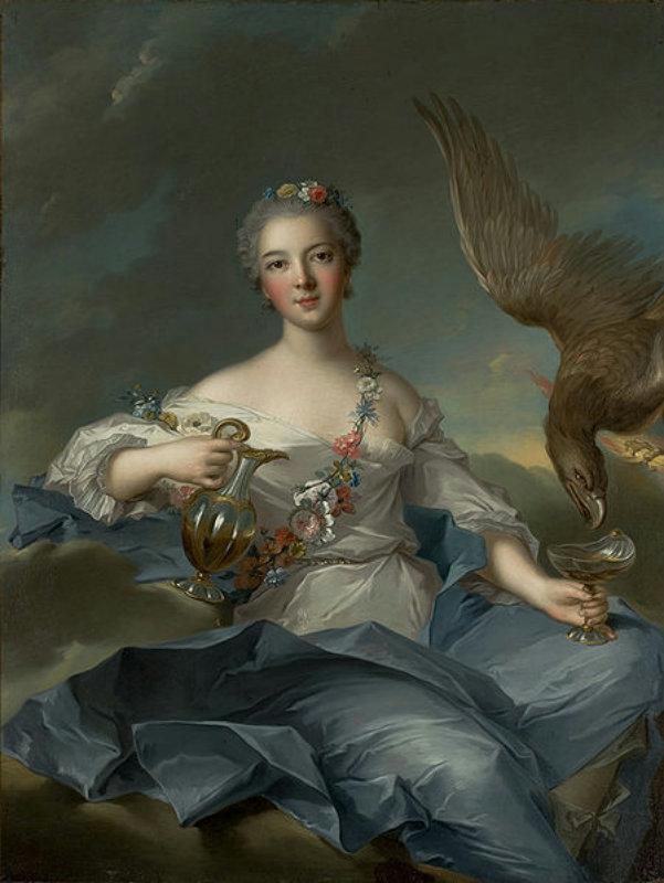 Duchesse De Chartres As Hebe — Marc Nattier