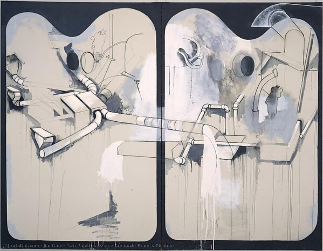 Two Palettes (sears, Roebuck; Francis Picabia) — Jim Dine