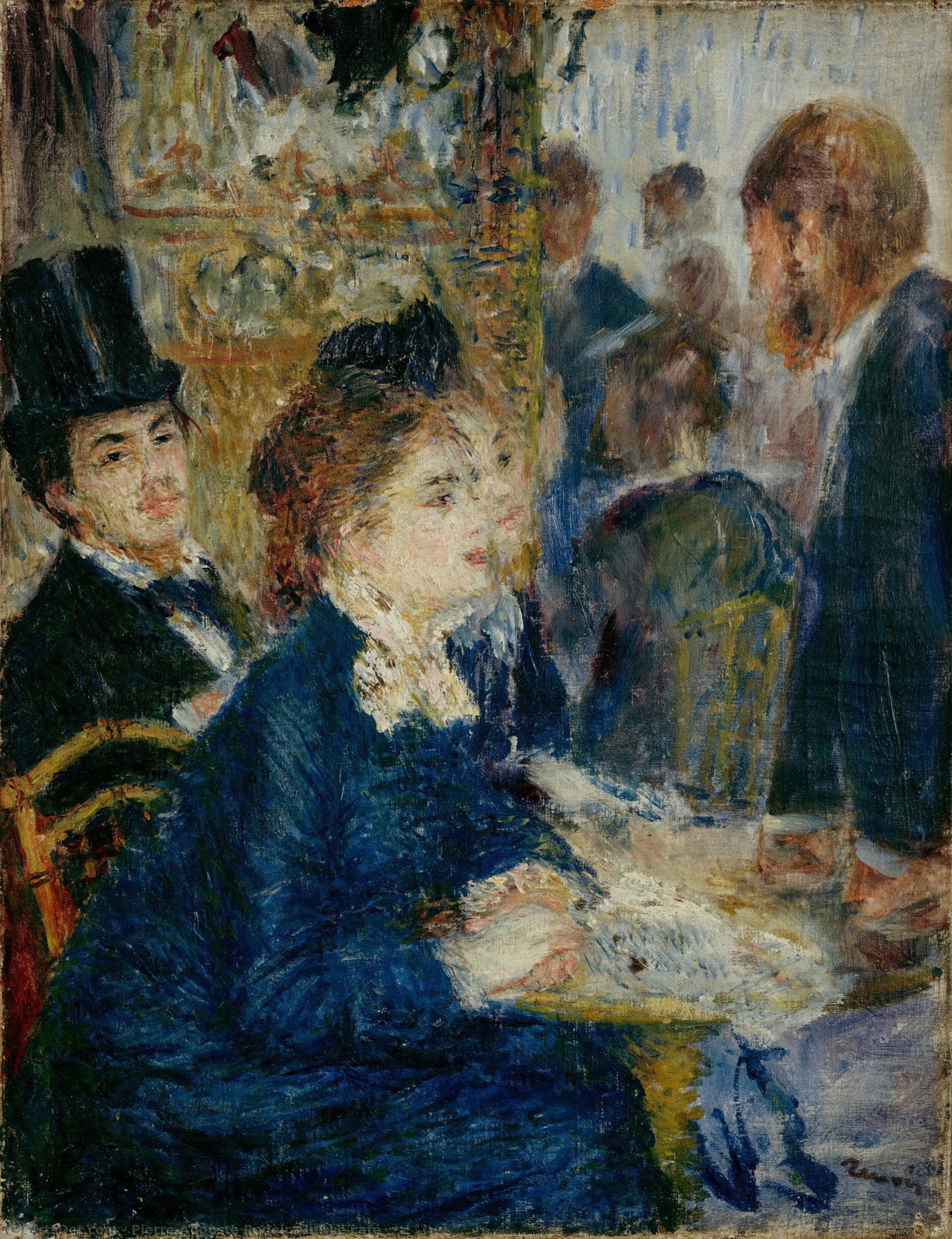 In The Café — Pierre-auguste Renoir