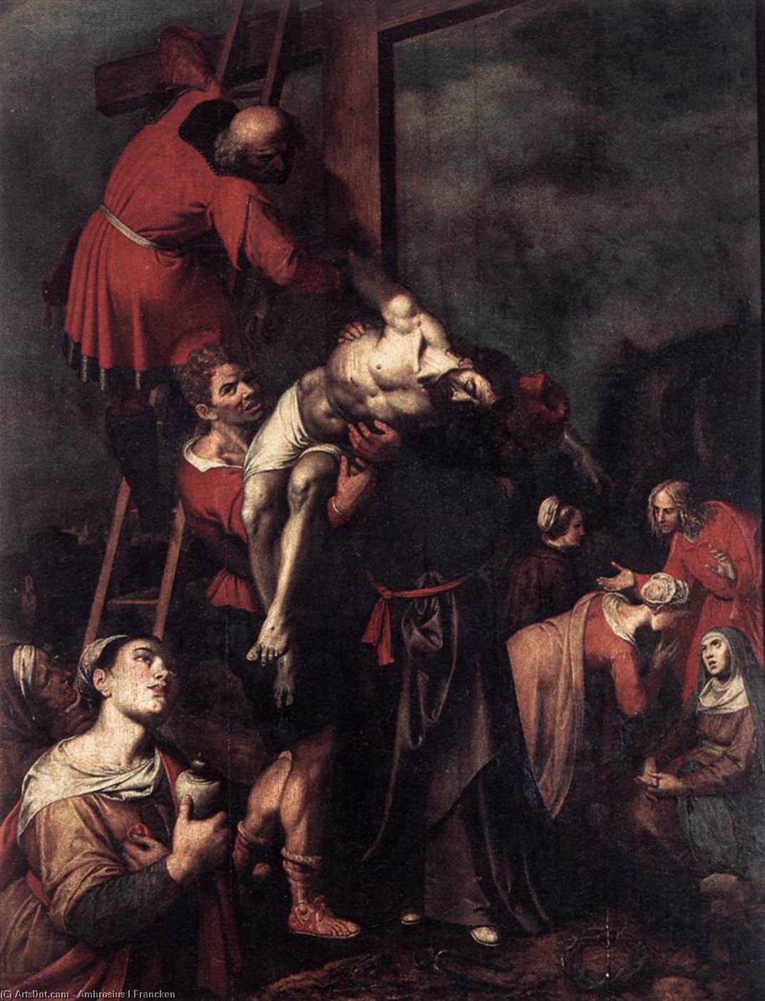 Descent From The Cross — Ambrosius Francken I