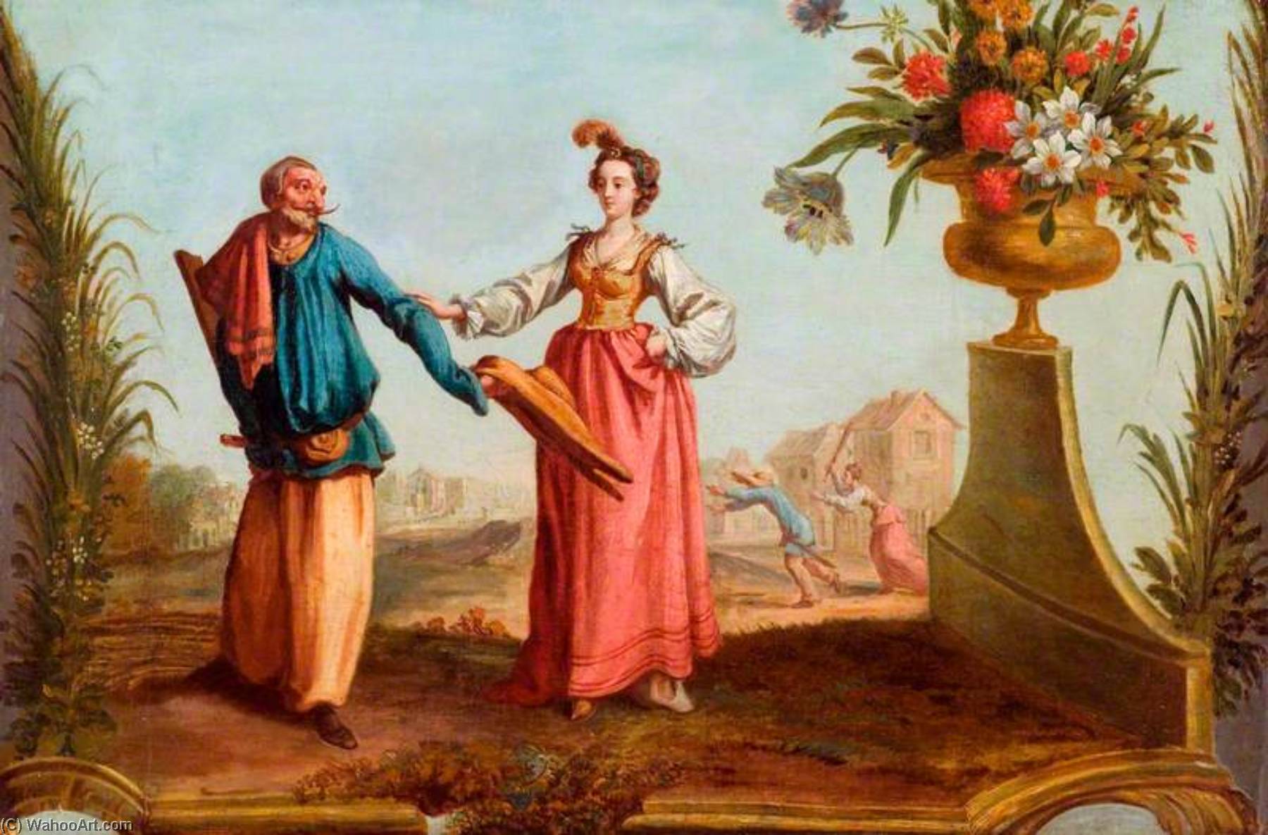 Pulchinello And Lucretia — Andien De Clermont