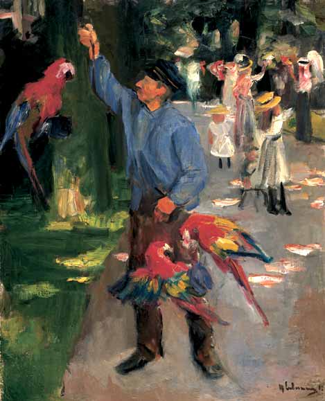 Man With Parrots — Max Liebermann