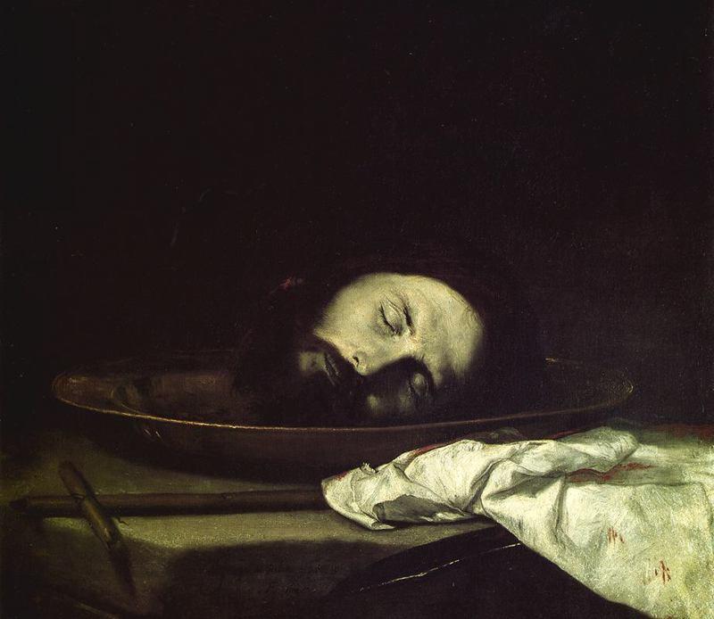 Head Of The Baptizer — Jusepe De Ribera