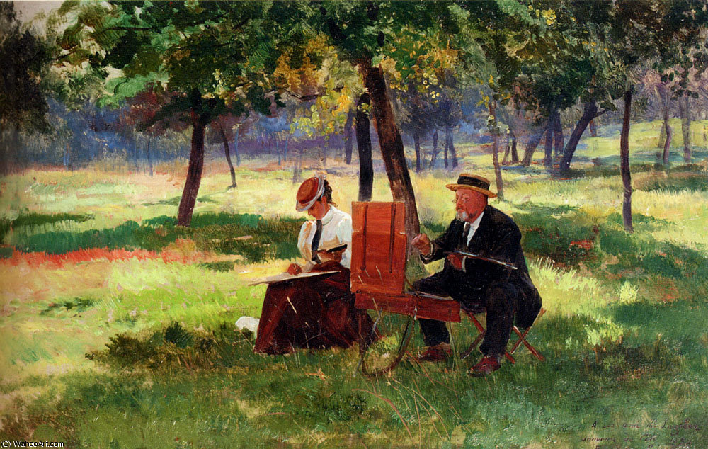 Souvenir De L Ete — Eugène Alexis Girardet