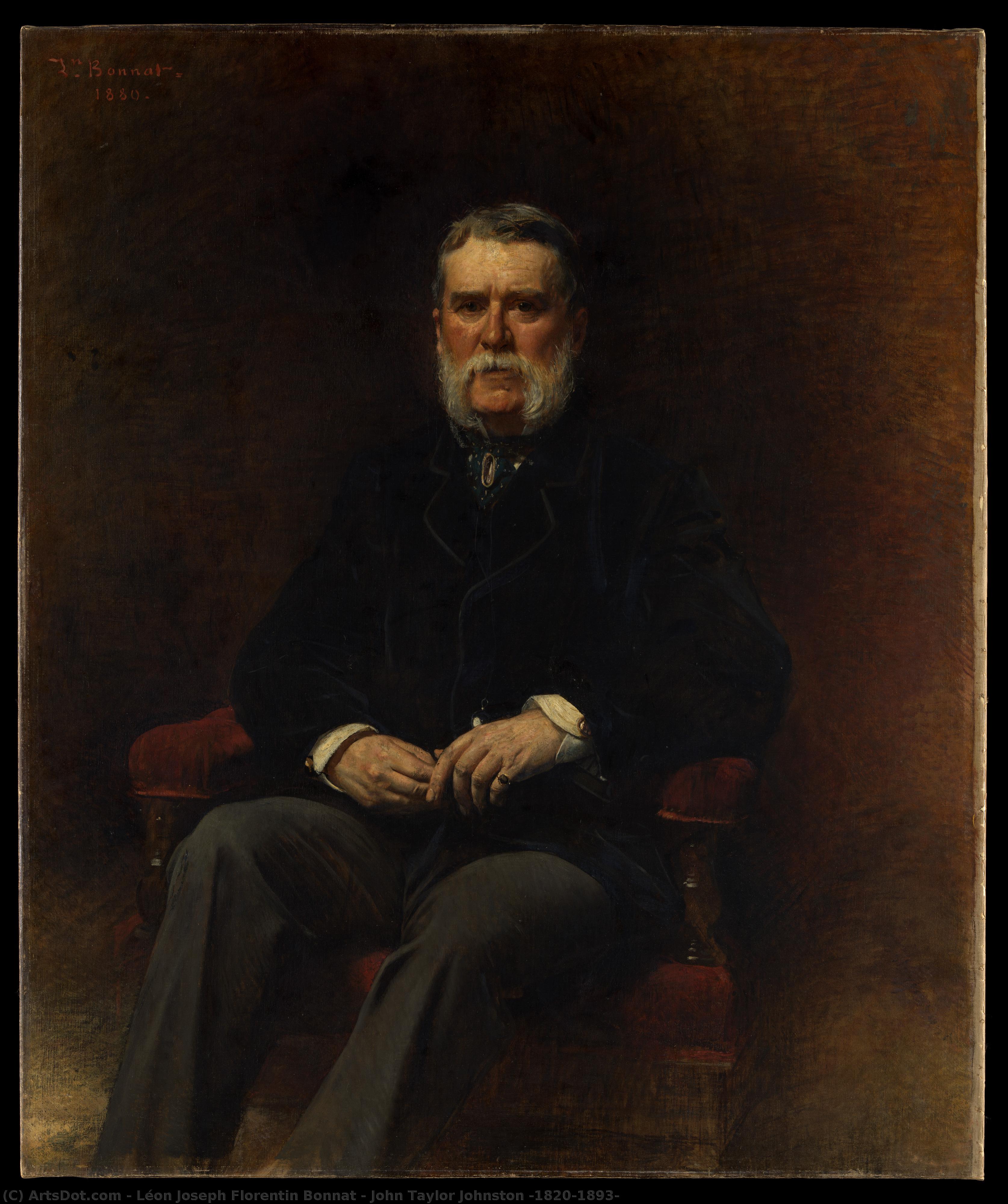John Taylor Johnston (1820–1893) — Léon Joseph Florentin Bonnat