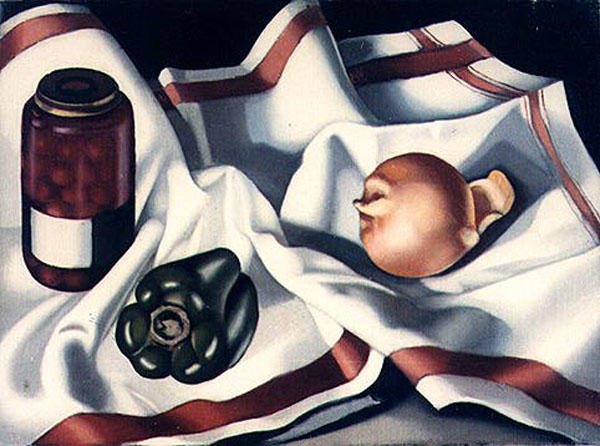 Still Life With Pepper And Onion — Tamara De Lempicka
