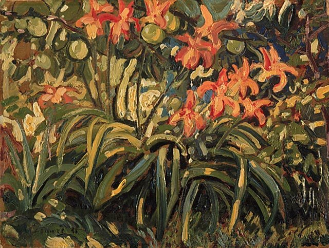 Lilies And Apples — Arthur Lismer