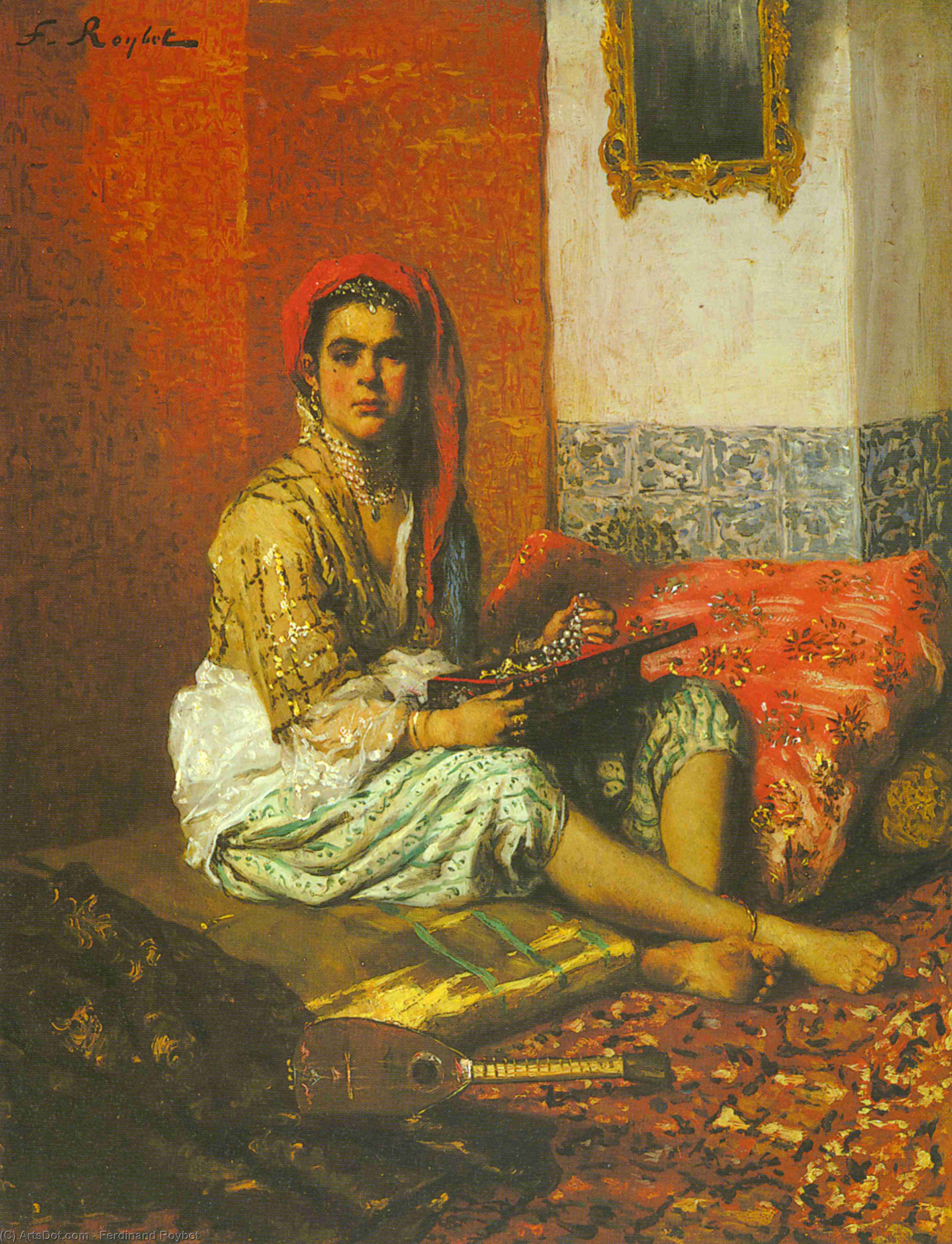 Odalisque — Ferdinand Victor Léon Roybet