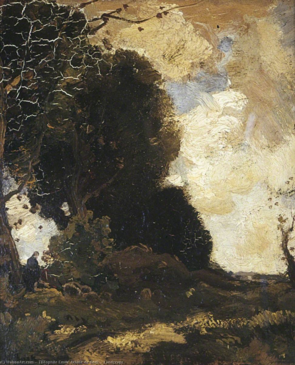 Landscape — Theophile Emile Achille De Bock