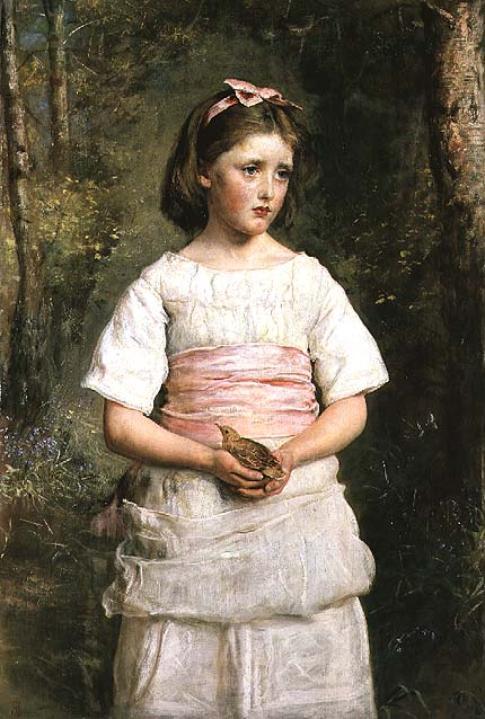 Dropped From The Nest — Sir John Everett Millais