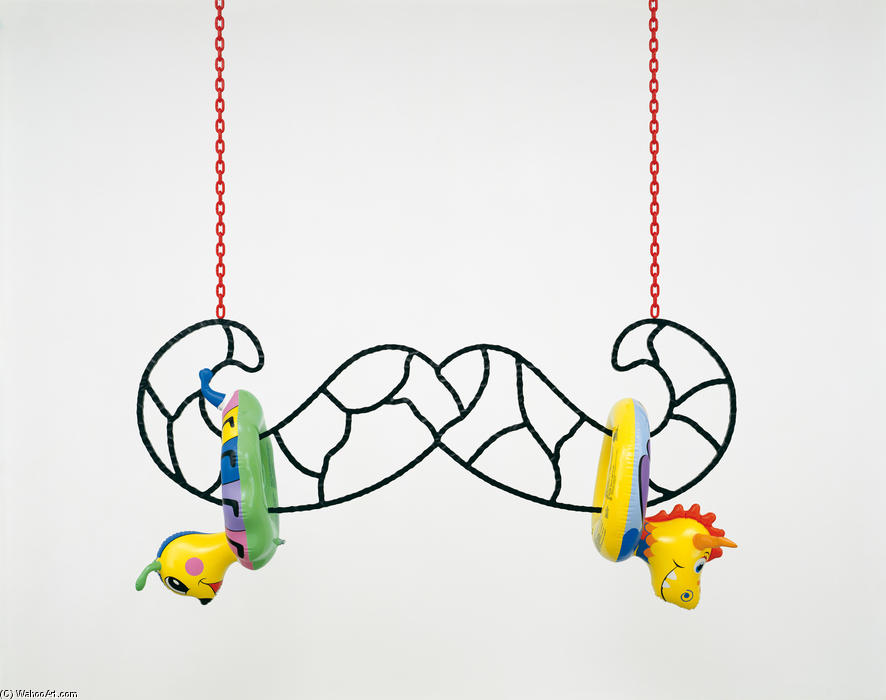 Moustache — Jeff Koons