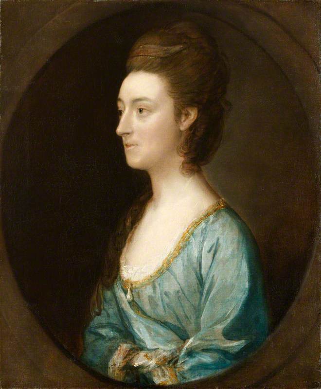 Letitia Leigh (1746–1838), Mrs Townley Balfour — Thomas Gainsborough