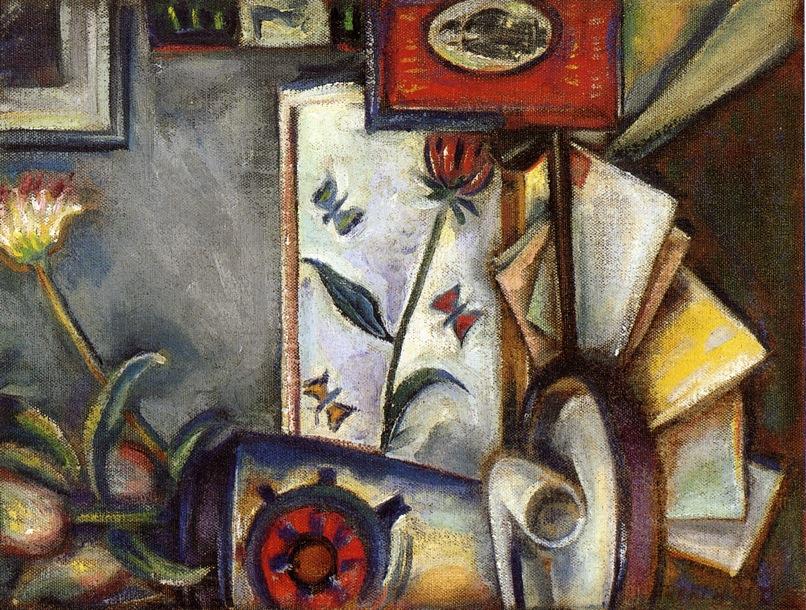Still Life With Pipe And Letters — William Preston Dickinson