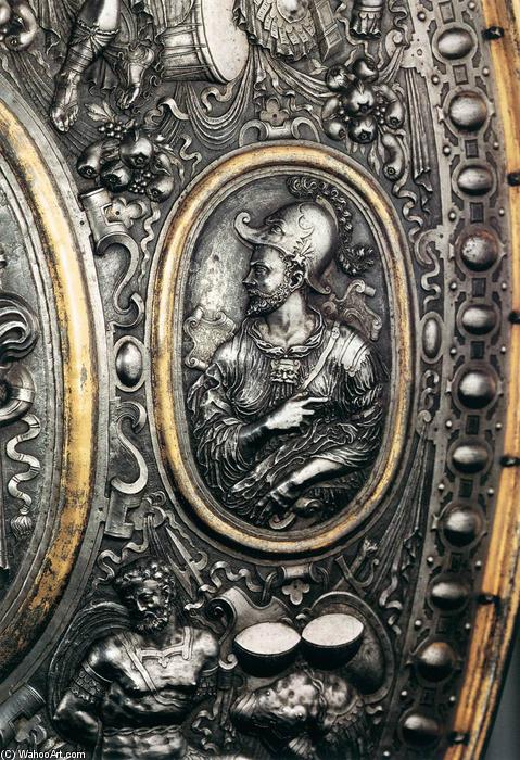 Shield For Francesco I De' Medici (detail) (10) — Benvenuto Cellini
