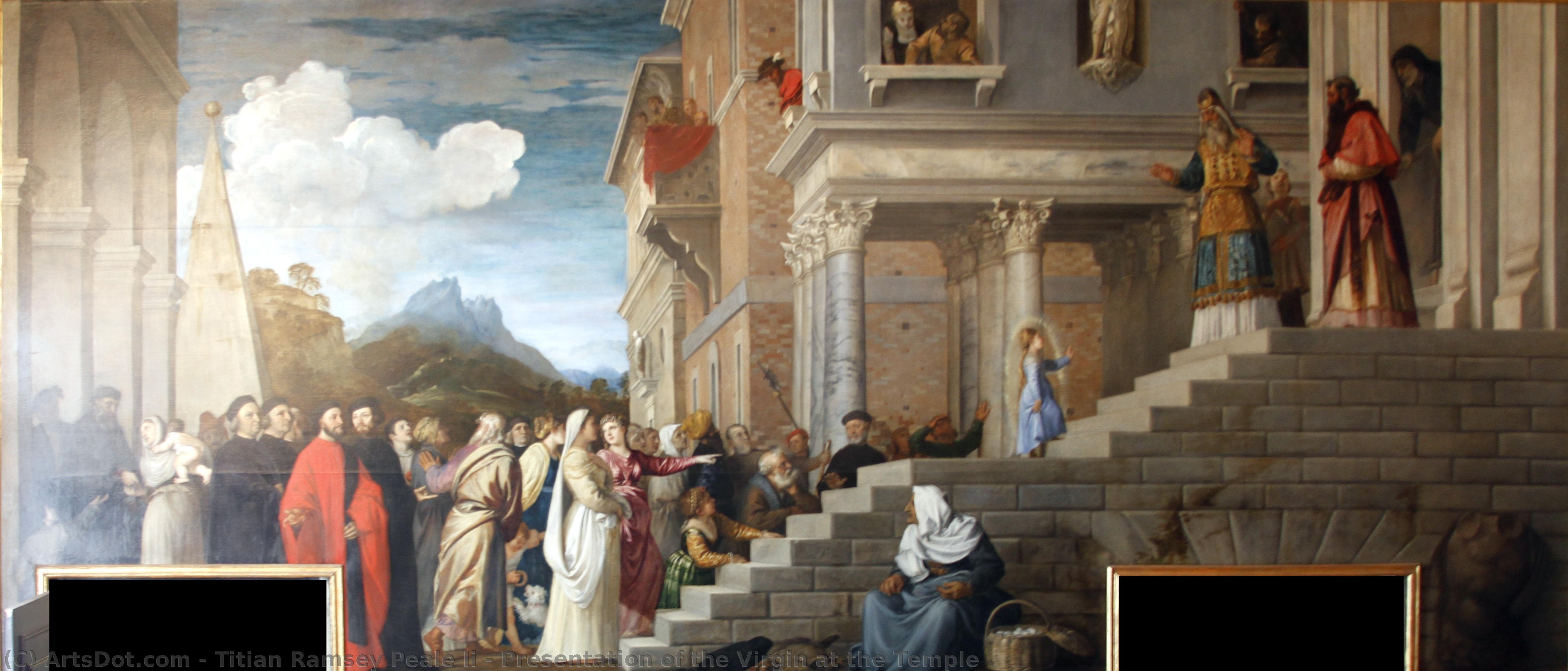 Presentation Of The Virgin At The Temple — Titian Ramsay Peale Ii