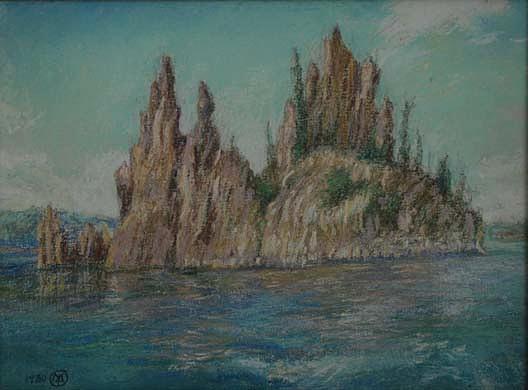 Phantom Ship, (painting) — Mary Agnes Yerkes