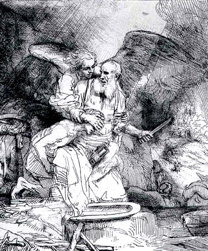 Le Sacrifice D Isaac, Louvre — Rembrandt Van Rijn