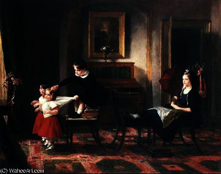 Children Playing At Coach And Horses — Charles Robert Leslie