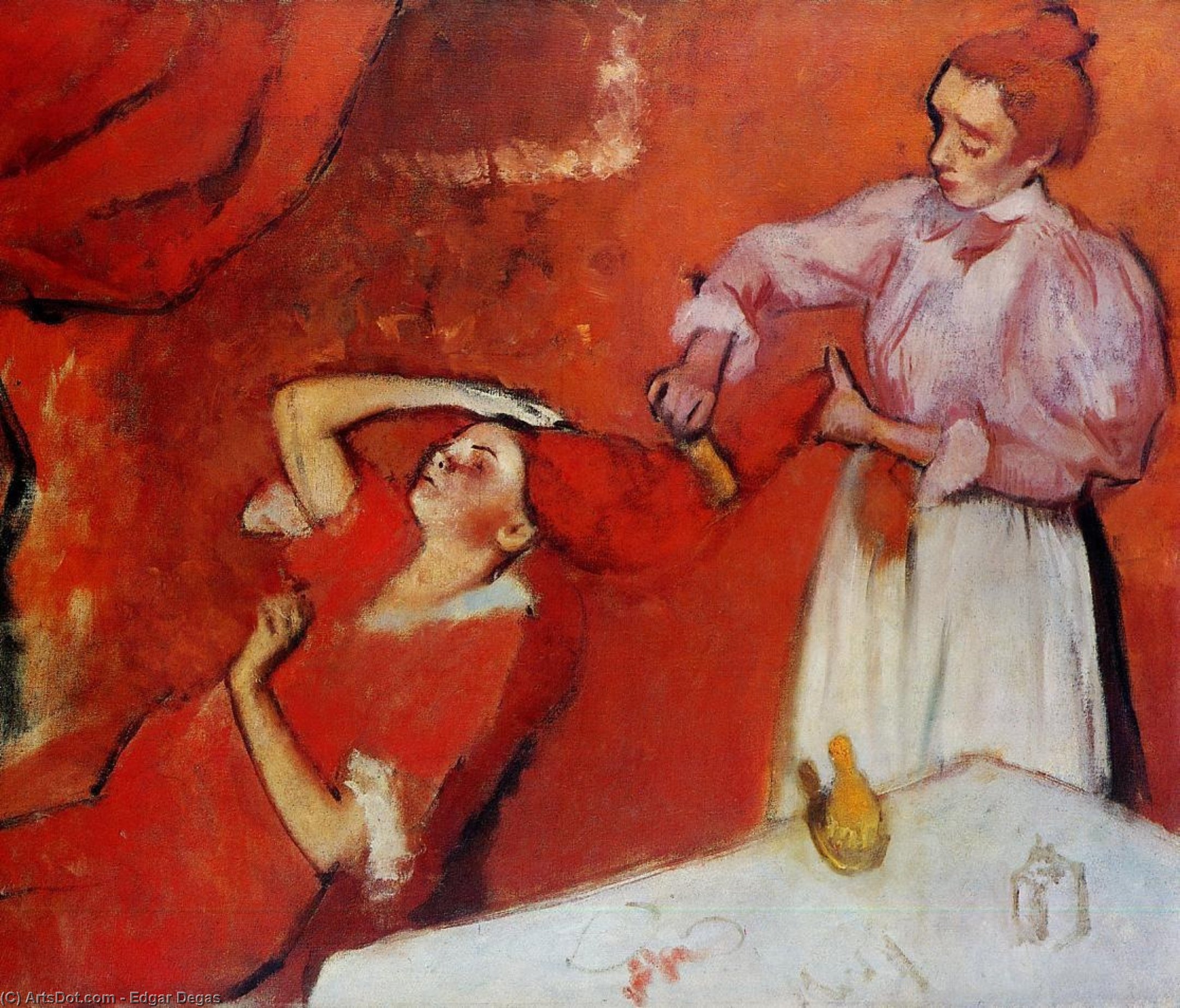 Combing The Hair 2 — Edgar Degas