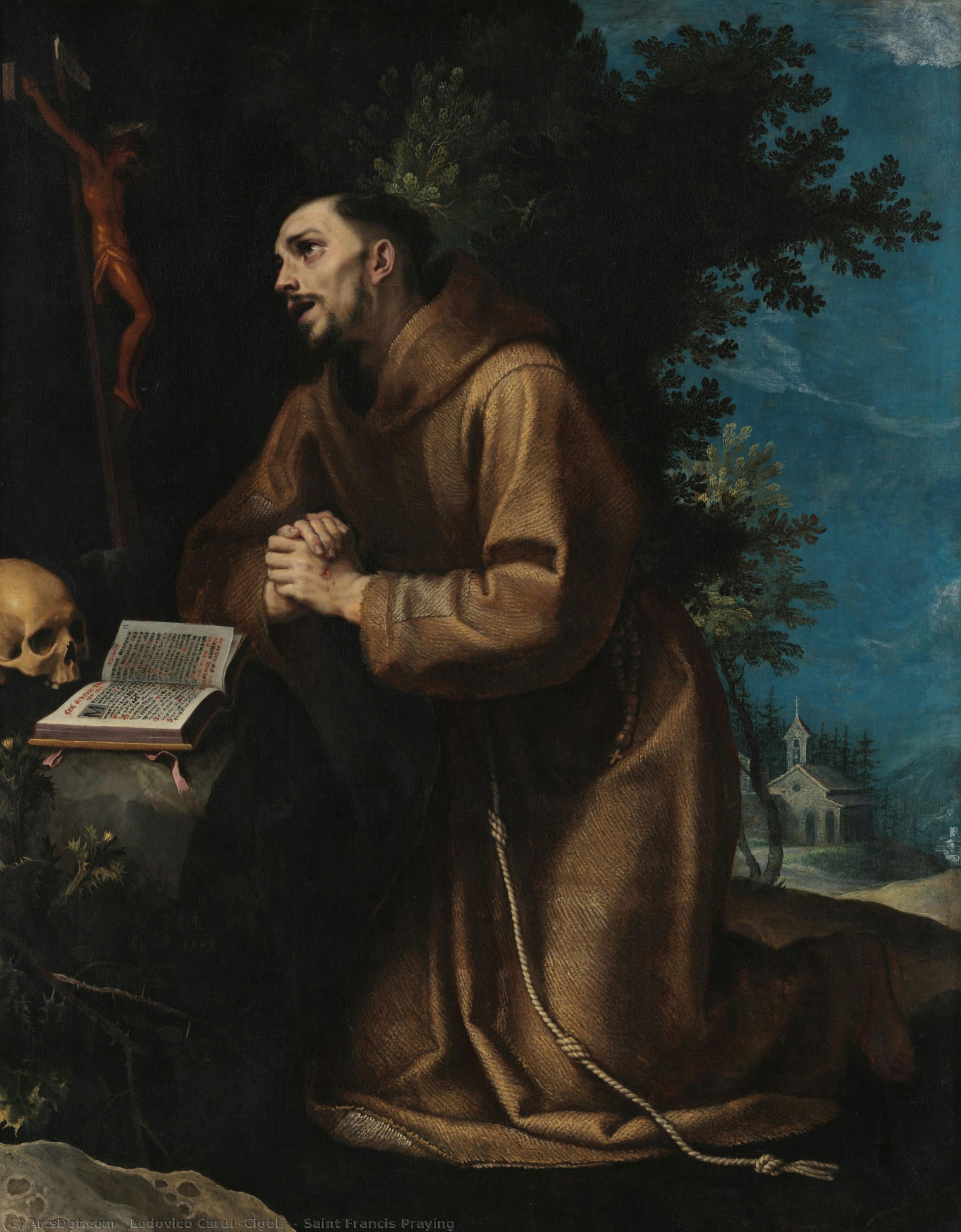 Saint Francis Praying — Lodovico Cardi (cigoli)