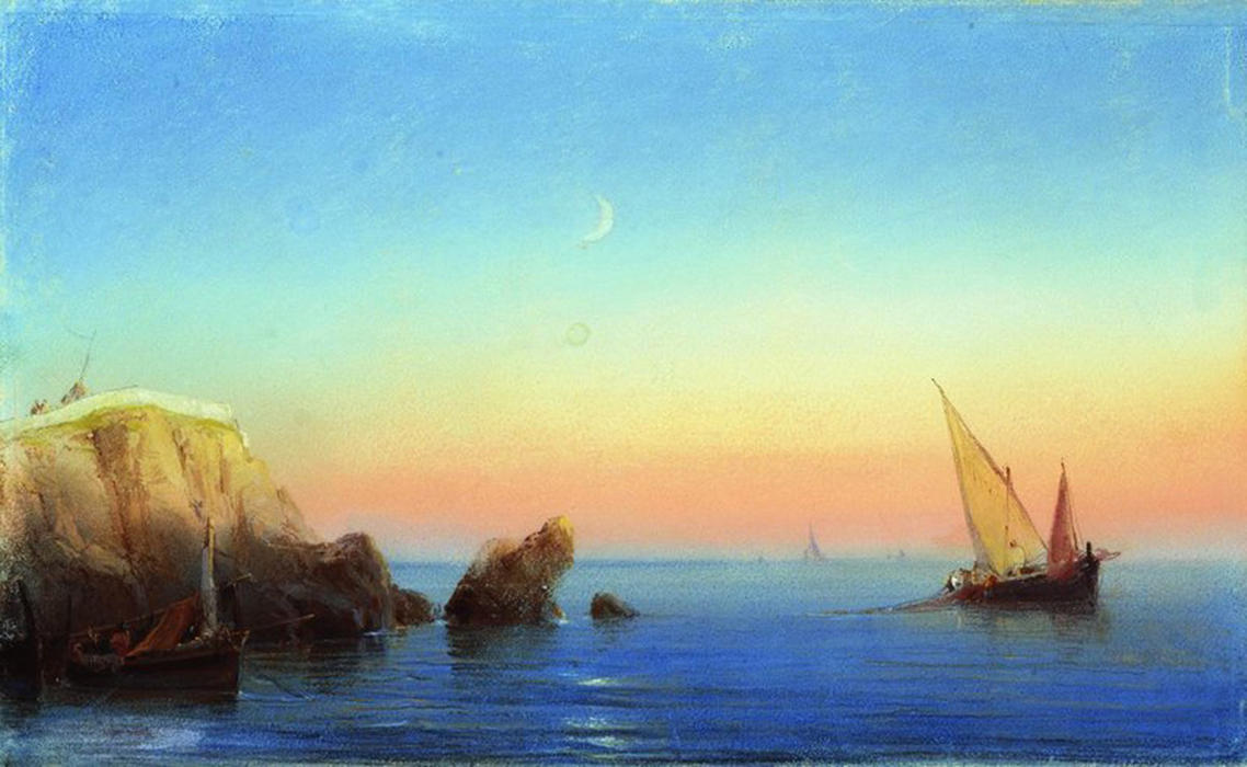 Calm Sea. Rocky Coast — Ivan Konstantinovich Aivazovsky