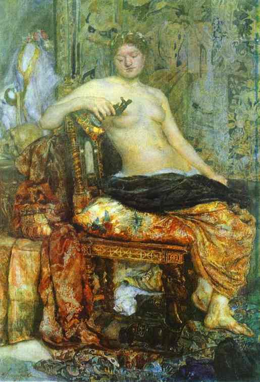 Sitter In The Renaissance Setting — Mikhail Vrubel