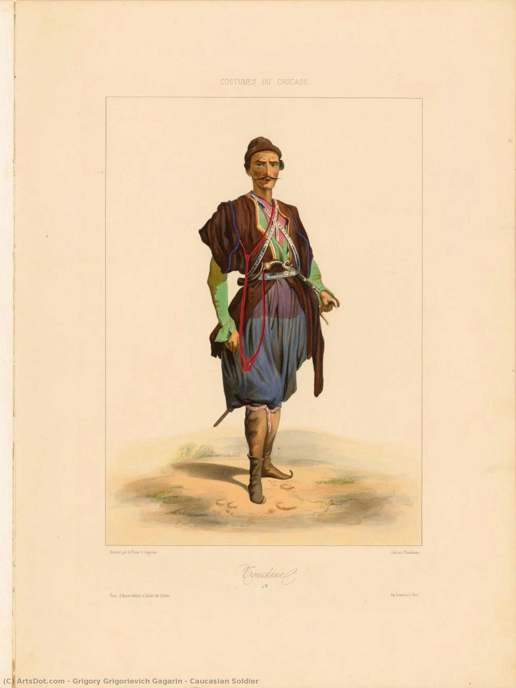Caucasian Soldier — Grigory Grigorievich Gagarin