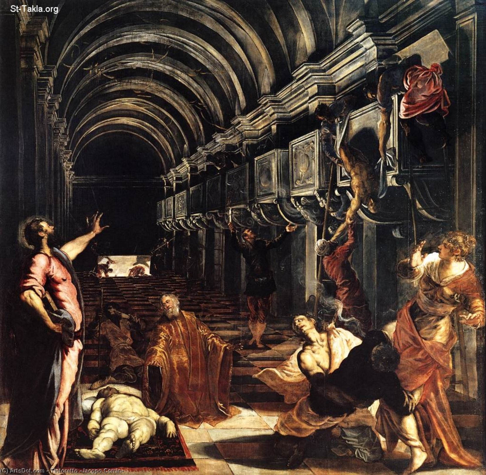 St Mark Working Many Miracles — Jacopo Tintoretto