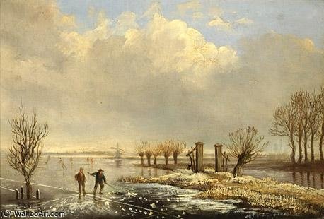 Icescape — Anthonie Jacobus Van Wijngaerdt