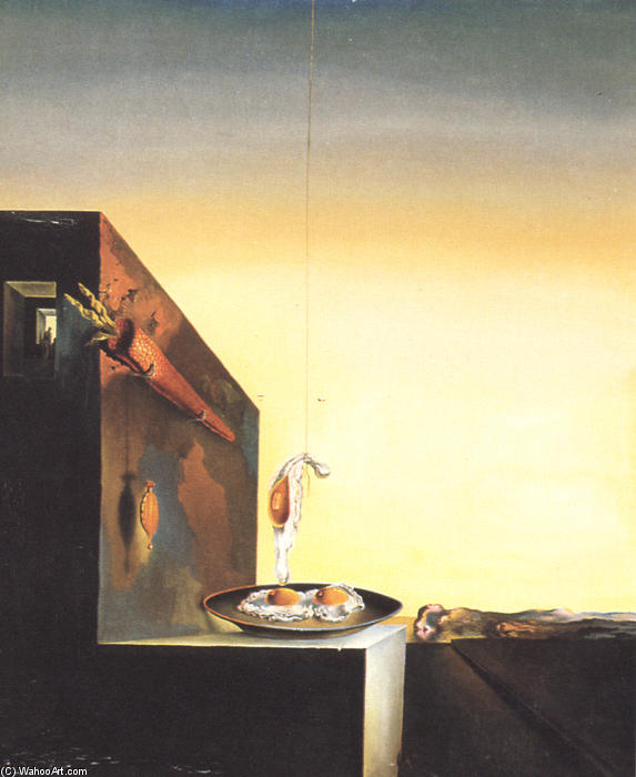 Eggs On Plate Without The Flat — Salvador Dalí