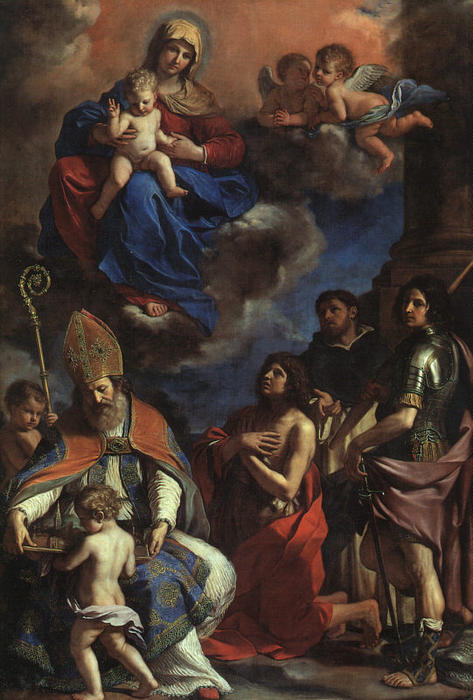 I Santi Patroni Di Modena — Guercino