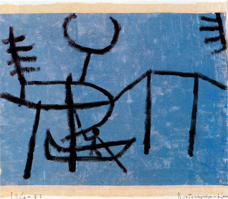 Having Fun On The Canal With The Boat — Paul Klee