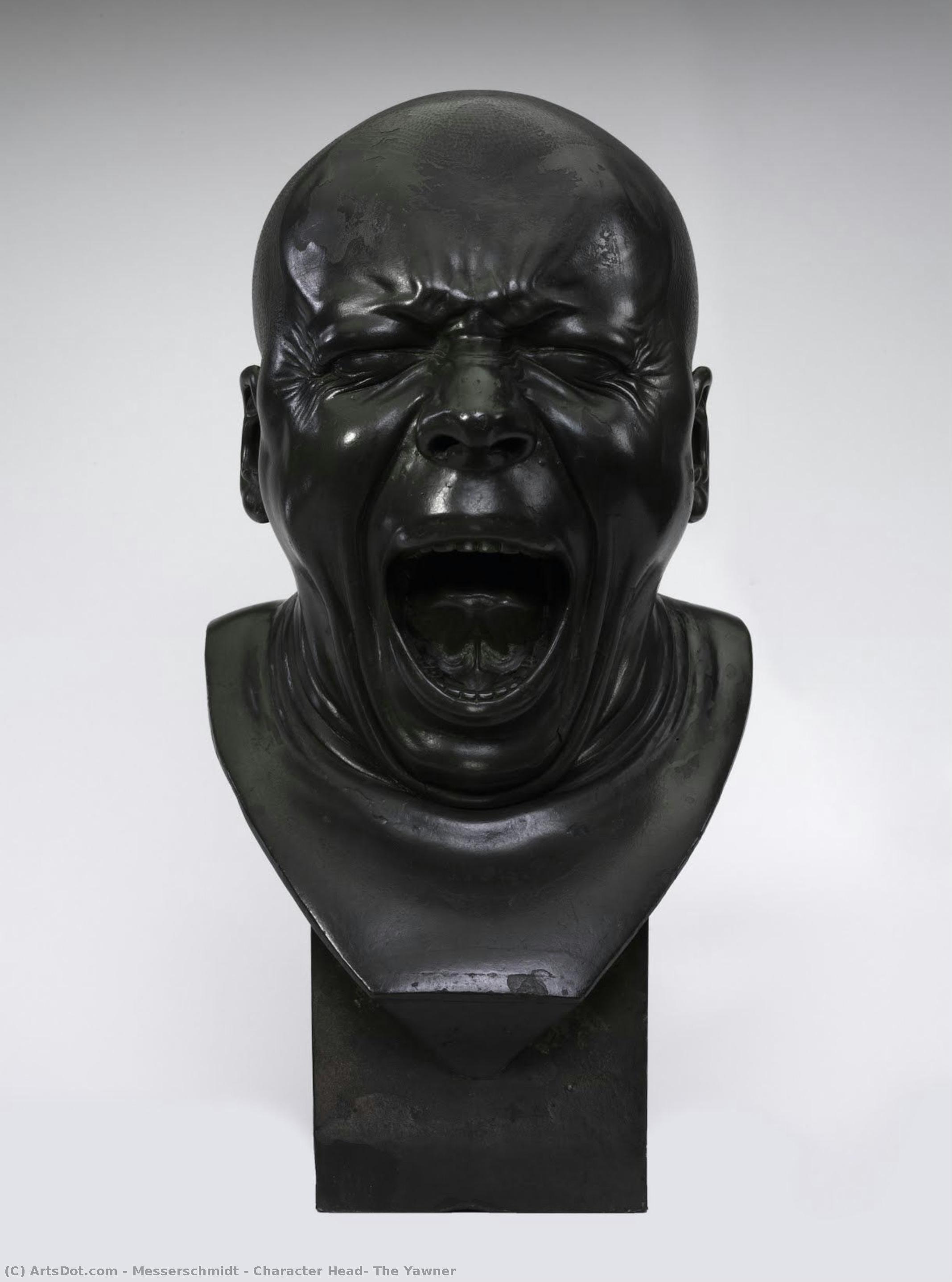 Character Head: The Yawner — Franz Xaver Messerschmidt