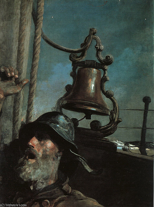 The Lookout - All's Well, Oil On Canvas, Museum O — Winslow Homer