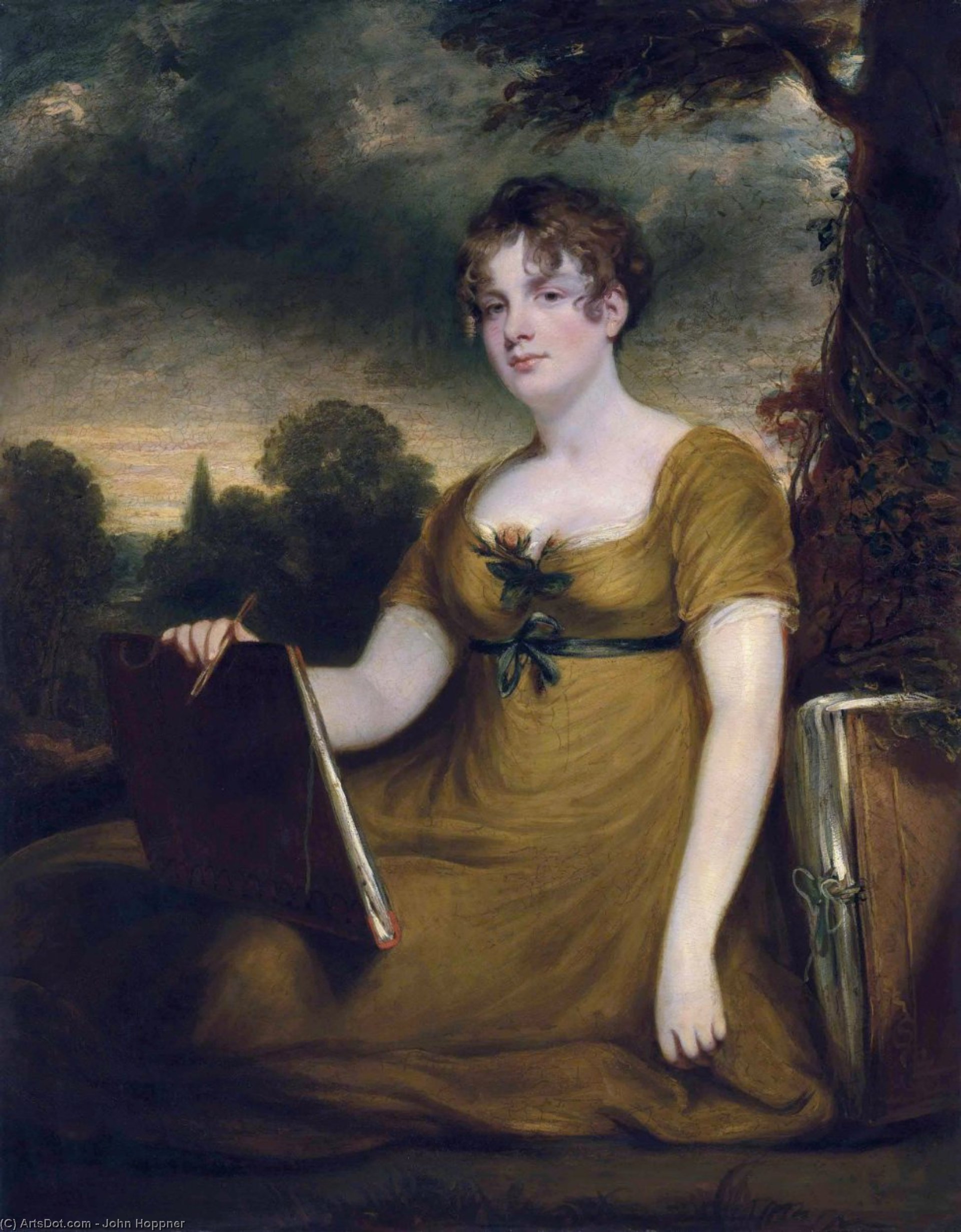 Mary Anne Nugent-temple-grenville — John Hoppner
